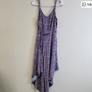 1. State Floral High Low Jumpsuit Womens Size Medium